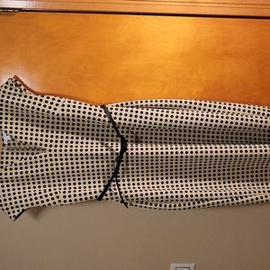 New York & Co. Womens midi polkadot dress.